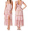 (M, Pink) Robe fleurie pour et l'été. 3