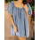 (L, Light Blue) Robe en jean look décontracté. 6