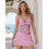 (M, Pink) Robe moulante mini les soirées. 9