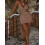 (S, Khaki) Robe moulante mini les soirées. 5