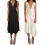 (M, Black) Robe débardeur à et l'été. 3
