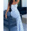 (S, Blue) Robes longues moulantes le printemps. 7