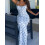 (S, Blue) Robes longues moulantes le printemps. 5