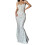 (L, Light Green) Robes longues moulantes le printemps. 1