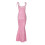 (S, Pink) Robes longues moulantes le printemps. 5