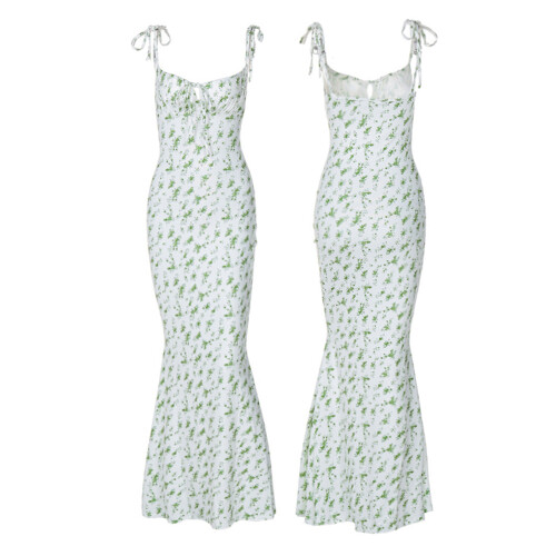 (L, Light Green) Robes longues moulantes le printemps. 1