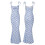 (S, Blue) Robes longues moulantes le printemps. 2
