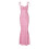 (S, Pink) Robes longues moulantes le printemps. 4