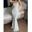 (L, Light Green) Robes longues moulantes le printemps. 5