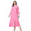 (XL, Pink) Dámské šaty Abaya arabském stylu. 1