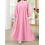 (XL, Pink) Dámské šaty Abaya arabském stylu. 6
