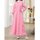 (XL, Pink) Dámské šaty Abaya arabském stylu. 5
