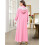 (XL, Pink) Dámské šaty Abaya arabském stylu. 7