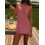 (L, Red) Robe mini sans pour femme. 3