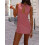 (L, Red) Robe mini sans pour femme. 4