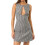 (L, black) Robe mini sans pour femme. 1
