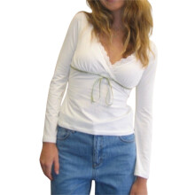 (M, White) Hauts d'automne pour chemise élégante