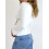 (M, White) Hauts d'automne pour chemise élégante 6