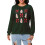 (S, Green) Pull de Noël ample, décontracté 1