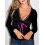 (L, Black) Hauts d'automne pour chemise élégante 3