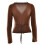 (S, Light Brown) Hauts d'automne pour chemise élégante 5