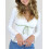 (M, White) Hauts d'automne pour chemise élégante 4