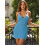 (L, Sky Blue) Robe ajustée en et streetwear. 11