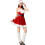 (One Size, Red) Robe de Noël tenue cosplay 1
