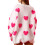 (M, Pink) Pull ample femme, automne hiver 6