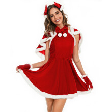 (One Size, Red) Dámske vianočné kostýmy, na párty