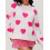 (M, Pink) Pull ample femme, automne hiver 14