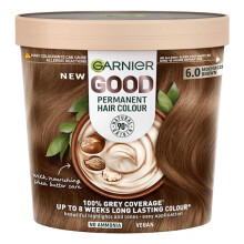 3 x Garnier Good Permanent Hair Colour 6.0 Mochacchino Brown