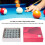 50pcs Billiard Cue Tips 9.5mm Leather Grey with Storage Box 10