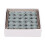 50pcs Billiard Cue Tips 9.5mm Leather Grey with Storage Box 14