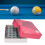 50pcs Billiard Cue Tips 9.5mm Leather Grey with Storage Box 13
