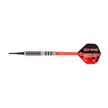 Darts Black J 21 01 Soft Tip 90% Tungsten 19g Darts for Electronic Dartboards, Professional Quality, Durable Design