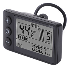 S866 LCD Elektrisches Fahrrad Display Meter 24V-48V, IP65 Wasserbeständig