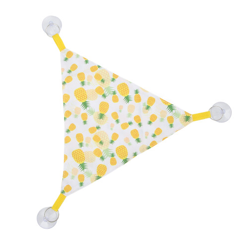 Amaca triangolare per rettili 2 pezzi giallo 30x30x30 cm 2