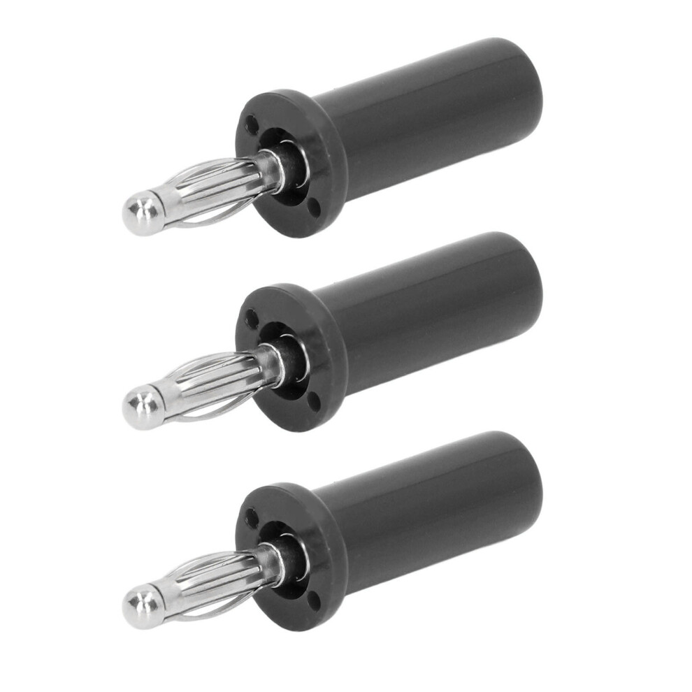 10Pcs Brass Abs Soldered Speaker Lanterns Banana Plugs 4Mm Black 3211376047514