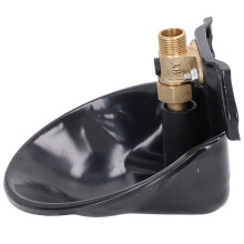 Edelstahl-Schaf-Wasserstation 18 cm Kupferventil Automatischer Tränkvorrichtung