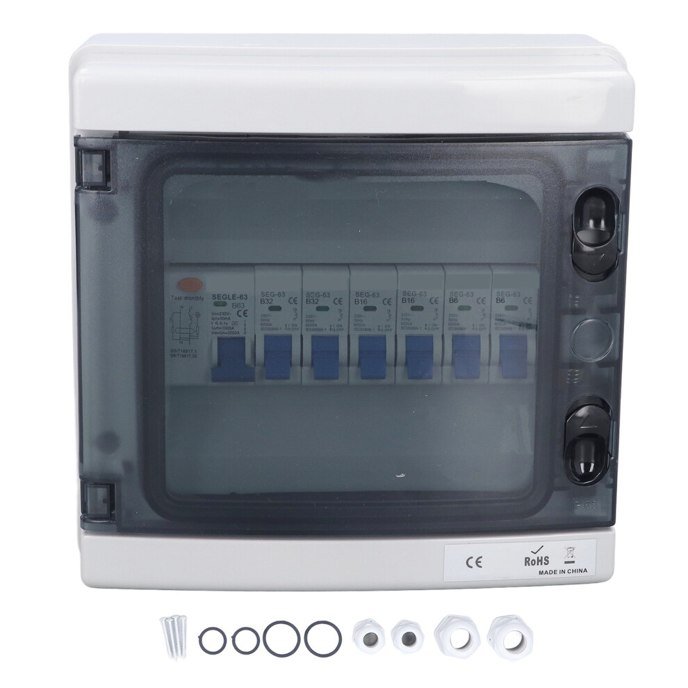 Outdoor Waterproof Electrical Enclosure For Circuit Breakers, Durable Impact Resistant Plastic Housing With Ip65 Rating, Transparent Cover For Quick 9159805514982
