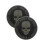 2PCS One Shot One Kill Tactical Morale Patch Grey PVC Skull Hook Back Durable Outdoor Style 1