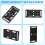 Quick Release Plate Multi-Function Expanding Cold Shoe Cheese Plate Double Hole Tube Clamp Tripod Adapter Plate 3