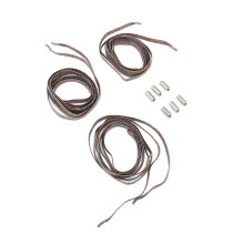 Elastische, schnürsenkellose Schuhbänder für Kinder & Erwachsene, 105 cm, 6er Pack