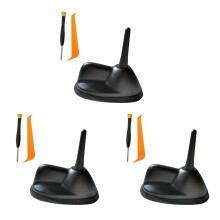 3X Roof Antenna Base W/ Short Sport Aerial Antenna for R55 R56 65203456090