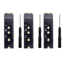 3X for Air Pro 2013-2017 A1465 A1466 A1398 12+16Pin to NVME M-Key M.2 PCI-E 4.0 SSD Hard Drive Adapter Converter