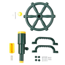 SpielplatzzubehöR für Kinder Outdoor-Spielset Kinderpiraten-Teleskop, Lenkrad, SpielgeräTe - Hinterhof