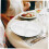 Divided Plates for Elderly with Non Slip Stable Base Spill Resistant Easy Clean White Dinnerware 5