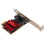 Κάρτα δικτύου 2,5 Gbps Προσαρμογέας PCIe Ethernet, Υψηλής ταχύτητας μετάδοση δεδομένων 4