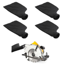 4 Pcs Miter Saw Dust Bag Set, Replacement 255 Saw Dust Collection Bags with Large Capacity Durable Cloth
